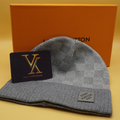 Louis Vuitton Néo Petit Damier Beanie (Gris Clair)
