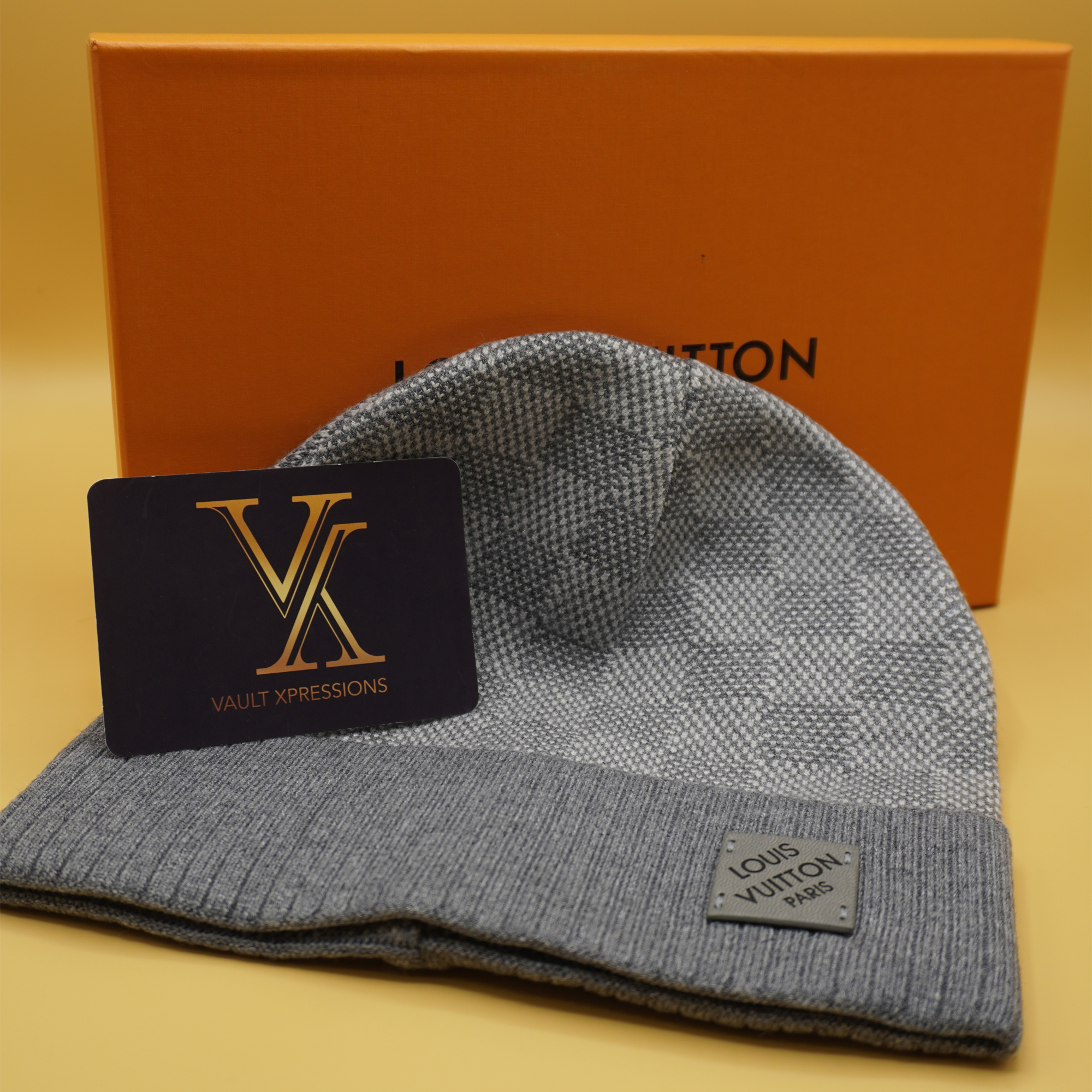 Louis Vuitton Néo Petit Damier Beanie (Gris Clair)